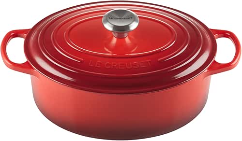 Le Creuset Cocotte en Fonte Émaillée Signature avec Couvercle, 29