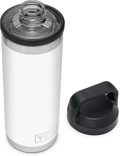 YETI Rambler Bouteille isotherme en acier inoxydable avec bouchon Chug