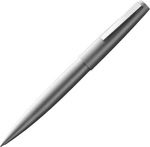 Lamy 2000 Stylo roller à pointe moyenne en acier inoxydable