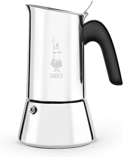 Bialetti - Nouvelle cafetière expresso Venus Induction, Plaque de cuisson