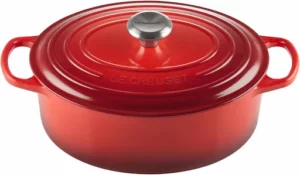 Le Creuset enameled cast iron dutch oven