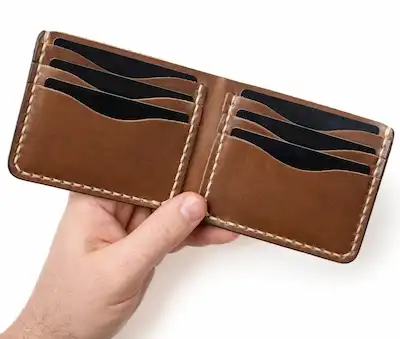 popov leather wallet